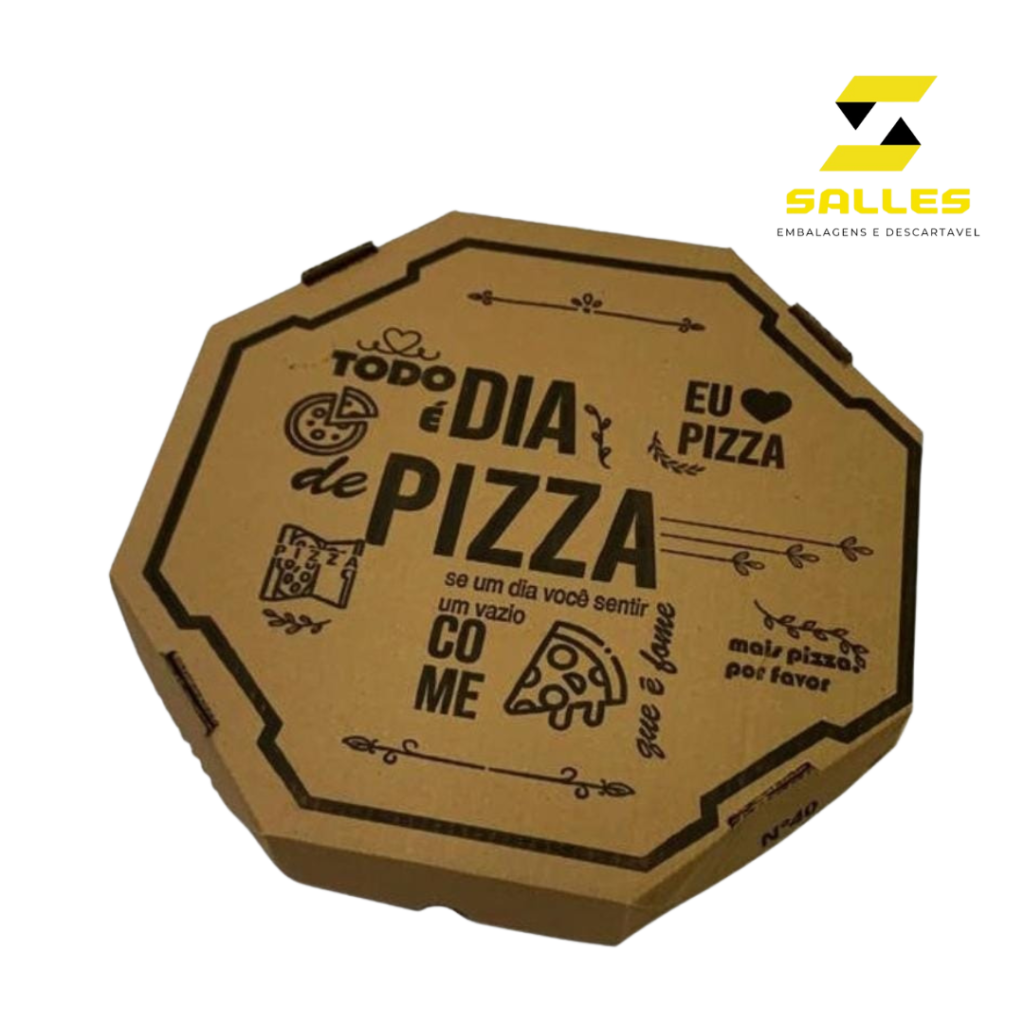 Caixa De Pizza Cm C Unidades Salles Descartaveis